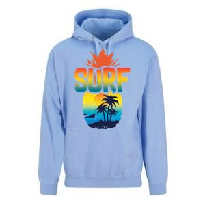 Pineapple Summer Surf Unisex Surf Hoodie