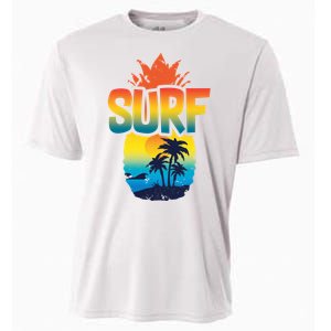 Pineapple Summer Surf Cooling Performance Crew T-Shirt