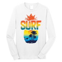 Pineapple Summer Surf Long Sleeve Shirt