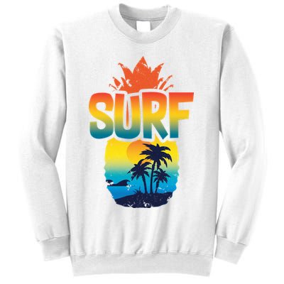 Pineapple Summer Surf Sweatshirt
