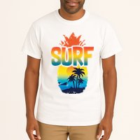 Pineapple Summer Surf Tall T-Shirt
