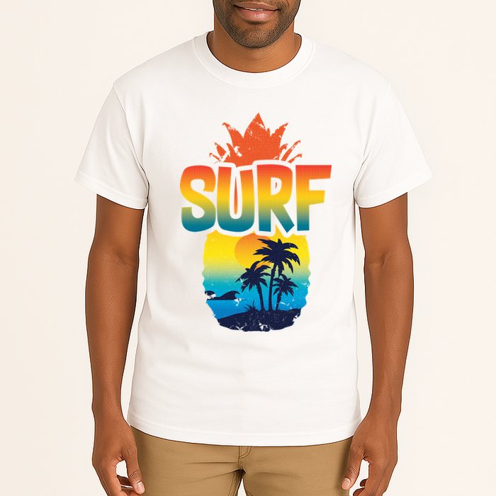 Pineapple Summer Surf Tall T-Shirt