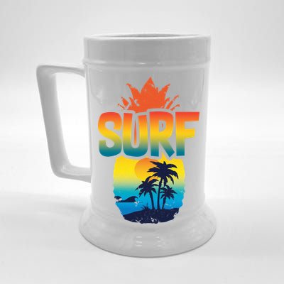 Pineapple Summer Surf Beer Stein