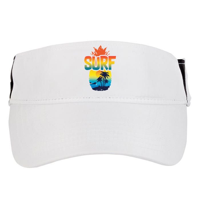 Pineapple Summer Surf Adult Drive Performance Visor