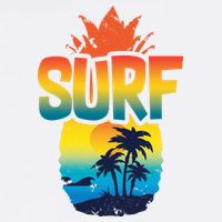 Pineapple Summer Surf 15oz Campfire Ceramic Mug