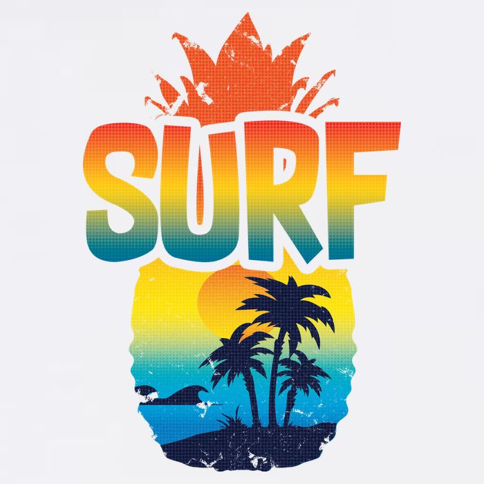 Pineapple Summer Surf 15oz Campfire Ceramic Mug