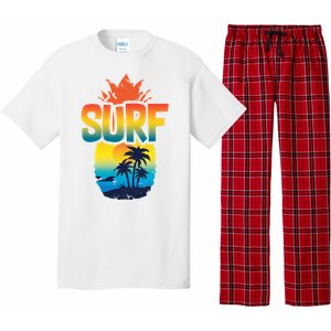 Pineapple Summer Surf Pajama Set