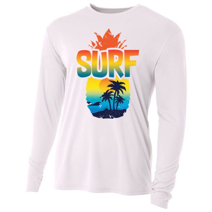 Pineapple Summer Surf Cooling Performance Long Sleeve Crew