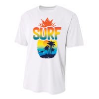 Pineapple Summer Surf Performance Sprint T-Shirt