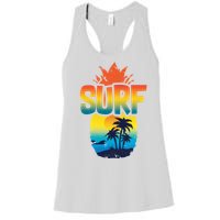 Pineapple Summer Surf Women's Racerback Tank