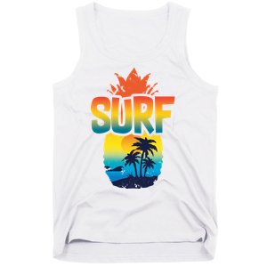 Pineapple Summer Surf Tank Top