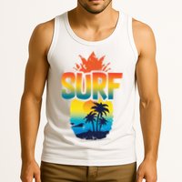 Pineapple Summer Surf Tank Top