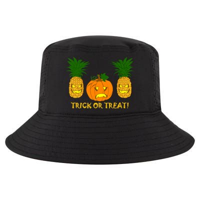 Pineapple Vs. Pumpkin Jack O Lantern Cool Comfort Performance Bucket Hat