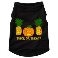 Pineapple Vs. Pumpkin Jack O Lantern Doggie Tank
