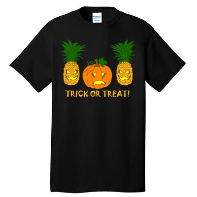 Pineapple Vs. Pumpkin Jack O Lantern Tall T-Shirt