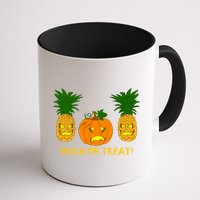 Pineapple Vs. Pumpkin Jack O Lantern Mug