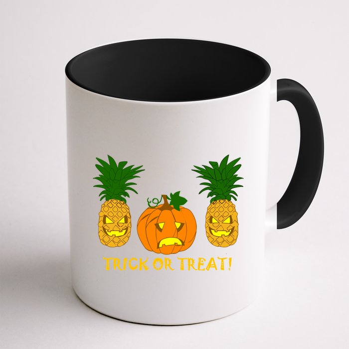 Pineapple Vs. Pumpkin Jack O Lantern Mug