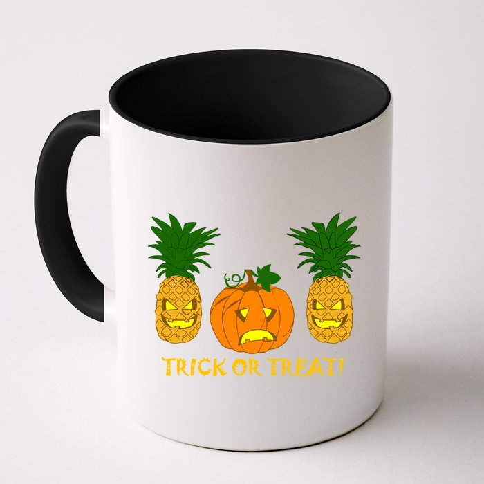Pineapple Vs. Pumpkin Jack O Lantern Mug