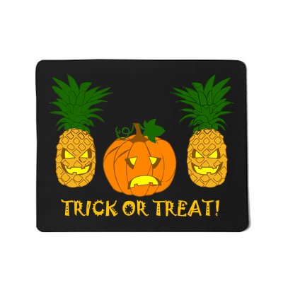 Pineapple Vs. Pumpkin Jack O Lantern Mousepad