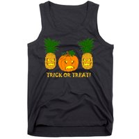 Pineapple Vs. Pumpkin Jack O Lantern Tank Top