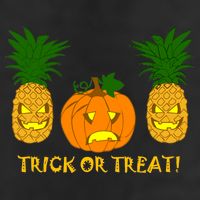 Pineapple Vs. Pumpkin Jack O Lantern Golf Towel