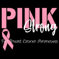 Pink And Strong Breast Cancer Awareness T-Shirt