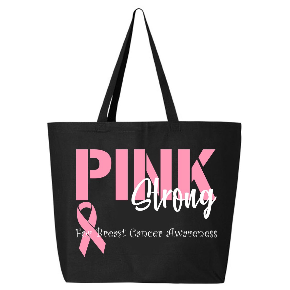 Pink And Strong Breast Cancer Awareness 25L Jumbo Tote