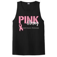 Pink And Strong Breast Cancer Awareness PosiCharge Competitor Tank