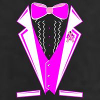 Pink Breast Cancer Tuxedo 11oz C Handle Ceramic Mug
