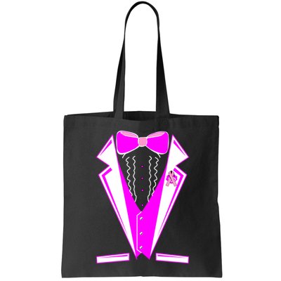 Pink Breast Cancer Tuxedo Bag