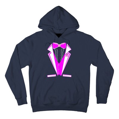 Pink Breast Cancer Tuxedo Hoodie