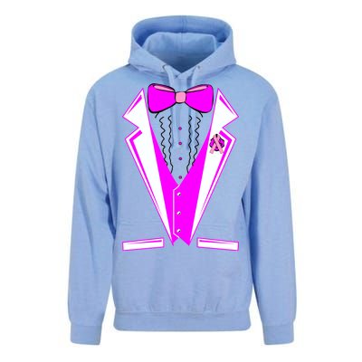 Pink Breast Cancer Tuxedo Unisex Surf Hoodie