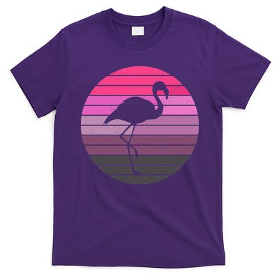 Pink Flamingo Vintage Sunset T-Shirt