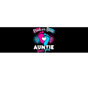 Pink Or Blue Auntie Loves You Bumper Sticker