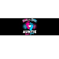 Pink Or Blue Auntie Loves You Bumper Sticker