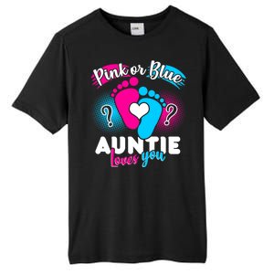 Pink Or Blue Auntie Loves You Tall Fusion ChromaSoft Performance T-Shirt