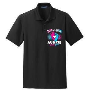 Pink Or Blue Auntie Loves You Dry Zone Grid Polo