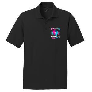 Pink Or Blue Auntie Loves You PosiCharge RacerMesh Polo