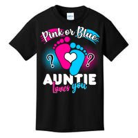 Pink Or Blue Auntie Loves You Kids T-Shirt