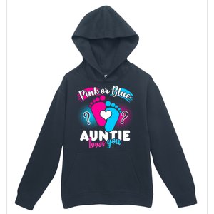 Pink Or Blue Auntie Loves You Urban Pullover Hoodie