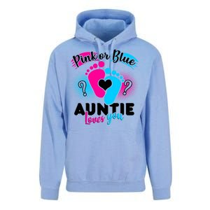 Pink Or Blue Auntie Loves You Unisex Surf Hoodie