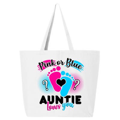 Pink Or Blue Auntie Loves You 25L Jumbo Tote