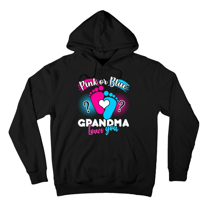 Pink or Blue Grandma Loves You Hoodie