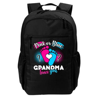 Pink or Blue Grandma Loves You Daily Commute Backpack