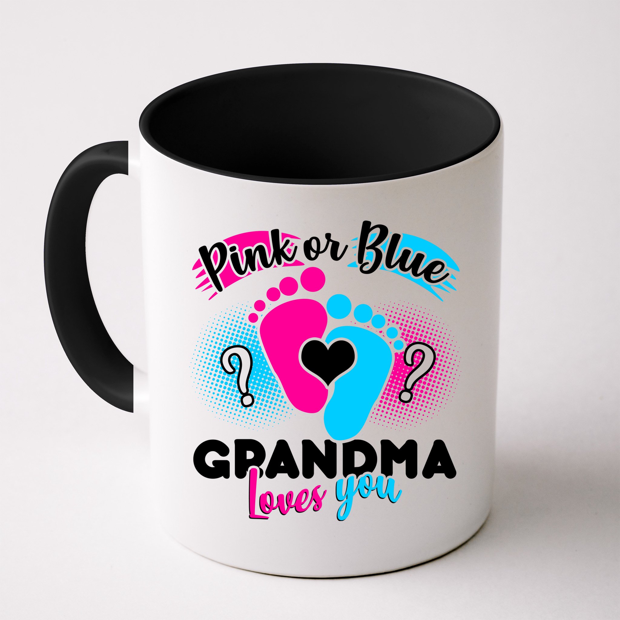 Pink or Blue Grandma Loves You Mug