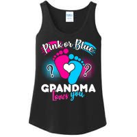 Pink or Blue Grandma Loves You Ladies Essential Tank