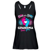 Pink or Blue Grandma Loves You Ladies Essential Flowy Tank