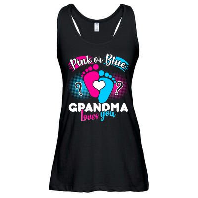 Pink or Blue Grandma Loves You Ladies Essential Flowy Tank