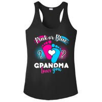 Pink or Blue Grandma Loves You Ladies PosiCharge Competitor Racerback Tank