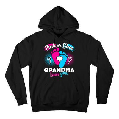 Pink or Blue Grandma Loves You Tall Hoodie